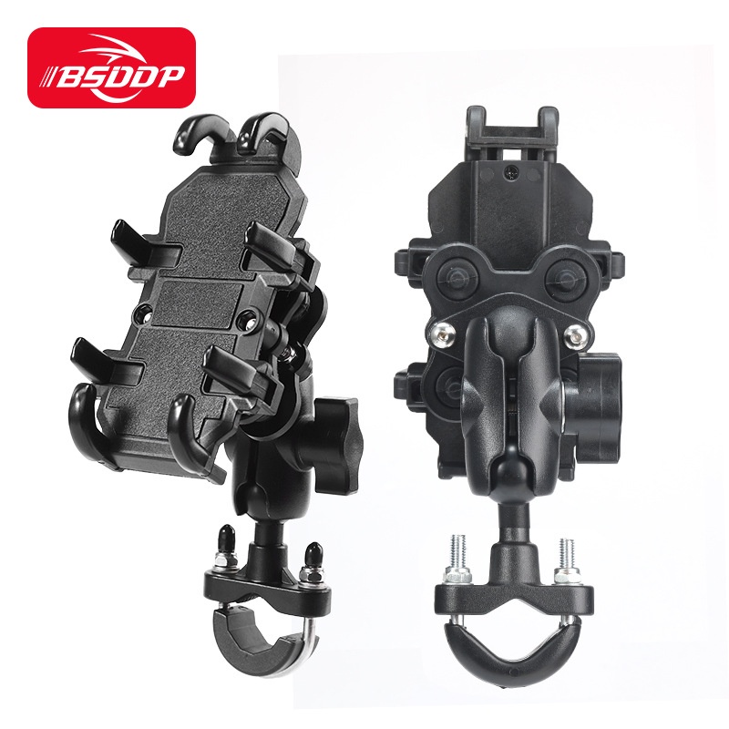 Motorcycle, bicycle, shock absorption, shockproof mobile phone stand, electric bike, takeaway navigation stand